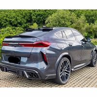 Kit de carrocería de difusor trasero de estilo LD de fibra de carbono X6M para BMW F96 X6M parachoques trasero de fibra de carbono difusor de labio inferior alerón divisor