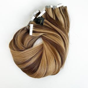 Cheveux chinois vierges Remy de qualité supérieure, 100 % cuticules intactes, super double drawn, longue durée, injection invisible, bande adhésive sans couture - Product Image 4