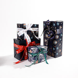 Wholesale 80g Art <b>Paper</b> 43*300cm <b>Christmas</b> Gift <b>Luxury</b> Custom Packaging <b>Wrapping</b> <b>Paper</b> Roll - Product Image 4