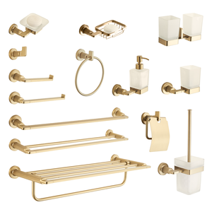 Accesorios <span class=keywords><strong>de</strong></span> <span class=keywords><strong>Baño</strong></span> <span class=keywords><strong>de</strong></span> Pared con Acabado Cromado Estilo Knurl <span class=keywords><strong>de</strong></span> la Serie 08800 <span class=keywords><strong>de</strong></span> YUSON para Hoteles y Proyectos - Product Image 2