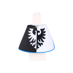 MOC Tissu Aigle Cape Blocs de Construction Château Militaire Médiéval Red Lion Knights Minifigs Accessoires Soldats Cape Briques Jouets - Product Image 6