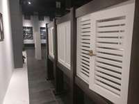 Volet de fenêtre en PVC, stores en plastique, bascule, 2 pièces
