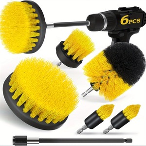 Kit de brosses multifonctionnelles pour perceuse, pour le nettoyage, le décapage des pneus et des jantes, et le nettoyage des interstices - Product Image 3