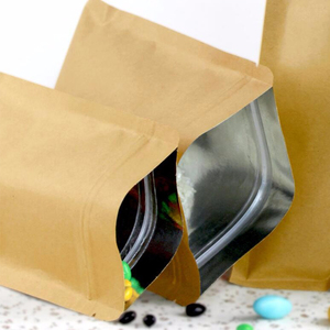 Túi Giấy Kraft Túi Khóa Kéo Có Màng Nhôm Đựng Thức Ăn Trà Đồ Ăn Nhẹ Cà Phê Túi Khóa Kéo Có Khóa Kéo - Product Image 4