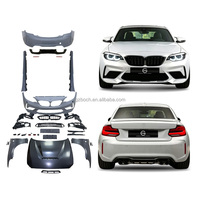 Kit de Carrocería F22 a M2 para BMW Serie 2 F23 F22 220i 228i 230i M235i M240i F87 M2 Coupé 2014+ a M2C, Parachoques, Capó, Guardabarros