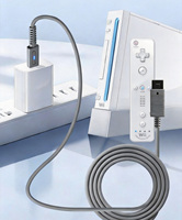 Câble d'alimentation Type-C pour console Wii, câble de charge USB-C - Compatible avec un adaptateur secteur de 65 W ou plus