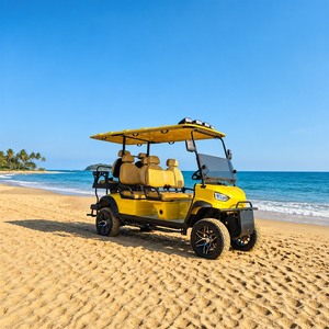 Voitures de golf électriques de <span class=keywords><strong>luxe</strong></span> Skywork pour hôtels et services hôteliers, 6 places avec moteur AC 72V - Product Image 1