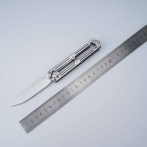 <strong>Butterfly</strong> <strong>Trainer</strong> <strong>Knife</strong> 420 Sharp Blade DIY Multi-Functional Folding Practice Camping Utility <strong>Knife</strong> - Product Image 3