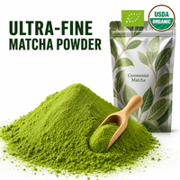 Poudre de Matcha biologique de qualité cérémonielle A-10A USDA EU, thé vert Matcha en vrac, vente en gros, marque privée
