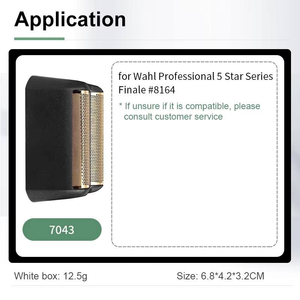 Tête de rasoir électrique de remplacement compatible avec <span class=keywords><strong>Wahl</strong></span> Professional 5 Star Series Finale 7043 # 8164 USB IPX7 Visage Corps - Product Image 5