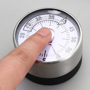 Minuteur de cuisine en acier inoxydable avec alarme magnétique, rappel de compte à rebours pour la pâtisserie à domicile, minuteur portable pour étudiants - Product Image 3