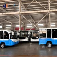 Nouveau modèle de mini-bus électrique touristique à 11 places, alimenté par batterie, durable, pour les centres urbains et les stations balnéaires