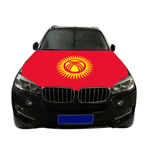 Fundas para Capó de Coche de <span class=keywords><strong>Kirguistán</strong></span>, 120x150cm, Resistentes al Desgaste y Duraderas, <span class=keywords><strong>Bandera</strong></span> para Capó de Motor, Venta al Por Mayor - Product Image 4