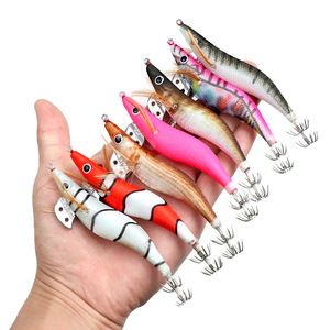 Top Right Fh228 2.0 #2.5 #3.0 # Thuyền Câu Cá Đầy Màu Sắc Mực <span class=keywords><strong>Jig</strong></span> Glow Fish Mực Mồi Thu Hút Cho Mực Câu Cá - Product Image 1