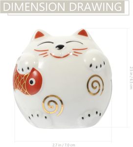 Personnalisé animal <span class=keywords><strong>chat</strong></span> <span class=keywords><strong>tirelire</strong></span> en céramique <span class=keywords><strong>chat</strong></span> pot d'argent Style <span class=keywords><strong>japonais</strong></span> <span class=keywords><strong>tirelire</strong></span> pour enfants épargne pot cadeau décor à la maison - Product Image 3