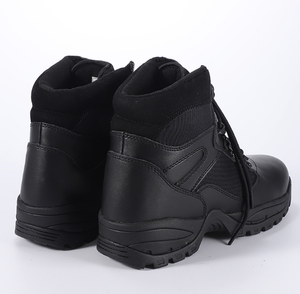 Botas Tácticas de Tobillo HBP05 de Cuero Negro para Senderismo en el Desierto y Entrenamiento en la Montaña - Product Image 6