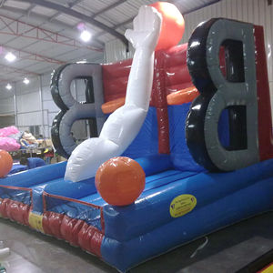 Aro de baloncesto inflable de nuevo diseño para fiestas deportivas comerciales - Product Image 1