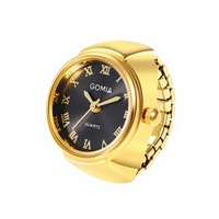 Montre à doigt décontractée en alliage pour homme, nouvelle collection, fabrication usine, à quartz, style tendance et populaire pour femme