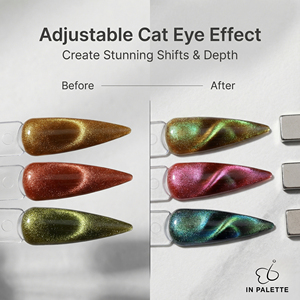 Palette di Lusso Eco-Friendly 5g 2 Free Chameleon Glitter UV <span class=keywords><strong>Gel</strong></span> Polish Cat Eye Color Collection Non Tossico Fai da Te in Bottiglia - Product Image 2
