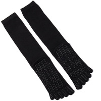 Chaussettes de sport professionnelles pour hommes, en coton, longues, mi-longues, Pilates, Yoga, printemps, cinq doigts