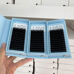 Pre-Cut Self <b>Adhesive</b> Cluster Eyelash Extensions Knot-Free Pre-Glued Deep-Wave <b>Lash</b> Clusters Plastic Band - Product Image 3