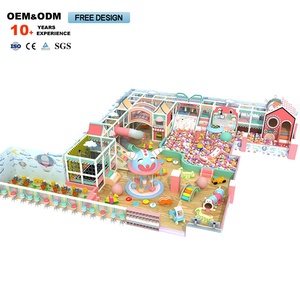 Parque Infantil Interior para Niños Pequeños, Centro de Juegos Seguro con Tobogán de Bolas Oceánicas, Equipo Conveniente para Parque Temático en Venta - Product Image 6