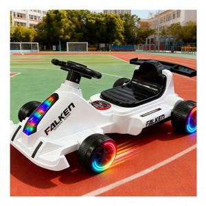 Advanced LED Music Light Electric Children's Ride-On <b>Car</b> <b>Pedal</b> Motion 380 Motor Battery Powered Black Body Crafted Continuous - Product Image 6