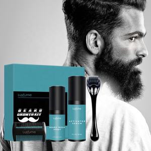 Cuidado de la barba conjunto incluyendo la barba suero de <span class=keywords><strong>crecimiento</strong></span> dermaroller nutritiva potenciador del aceite de la barba - Product Image 6
