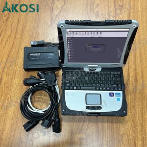 Portátil CF19 Listo para Usar + Kit de Escáner de Diagnóstico Doosan de Alta Resistencia con Interfaz de Comunicación Uvim para Montacargas, Excavadoras y Cargadoras - Product Image 1