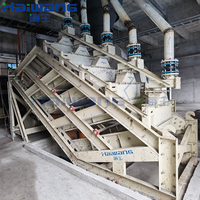 Installation de lavage de charbon linéaire Haiwang, séparateur de sable à hydrocyclone, application minérale, crible vibrant, machine de déshydratation, tamis