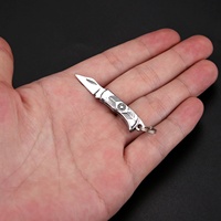 Mini couteau pliant portable, couteau de poche porte-clés, couteau en acier inoxydable, couteaux de déballage, outil EDC, couteau miniature