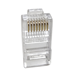 Cat6 RJ45 cắm không được che chắn che chắn tùy chọn Sản xuất chính xác cho ổn định tốc độ cao Mạng kết nối cáp - Product Image 1