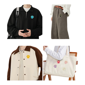 Hot Selling Self-adhesive Lightning, Bow <strong>Paw</strong> Prints Embroidered <strong>Patches</strong> Wholesale,stick on <strong>Patches</strong> <strong>Patch</strong> for Clothes - Product Image 4