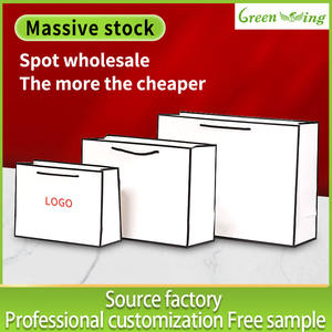 Sacs à provisions en papier pour cadeau en carton personnalisé avec vos propres logos - Product Image 3