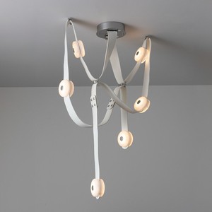 Italian Minimalist Belt Design Chandelier Multi Head Led Light E27 Switch Control For Living Room Loft Villa Stairwell Dining - Product Image 3