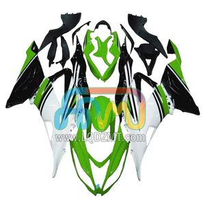 Inyección para KAWASAKI NINJA ZX Verde blanco 6R <span class=keywords><strong>636</strong></span> C <span class=keywords><strong>ZX6R</strong></span> 13 15 16 17 18 43LQ.138 ZX636 Verde blanco <span class=keywords><strong>2013</strong></span> 2015 2016 2018 Carenado - Product Image 1
