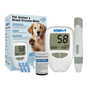 ערכת מד סוכר ניידת לטיפול בכלבים ציוד רפואי ביתי לבעלי חיים סכרת חיות מחמד ניטור סוכר - Product Image 1