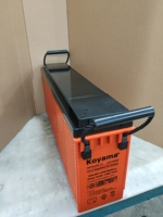 Baterai gel siklus dalam baterai telekomunikasi terminal depan KOYAMA baterai 12V 100ah UPS