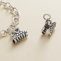 Pendentif porte-bonheur pour femme en argent sterling S925 James Avery, pendentif sur le thème de la remise en forme et du quotidien, cadeau de bijoux tendance