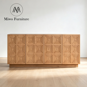 Muebles Contemporáneos para Sala de Estar, Muebles Rústicos de Madera Maciza, Muebles Modernos Vintage, Aparador para <span class=keywords><strong>Comedor</strong></span>, <span class=keywords><strong>Mueble</strong></span> Auxiliar - Product Image 1