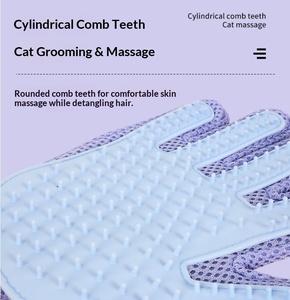 Gant de massage pour chien, <span class=keywords><strong>anti</strong></span>-morsure, <span class=keywords><strong>anti</strong></span>-griffures, pour le nettoyage et le toilettage du pelage des animaux - Product Image 6