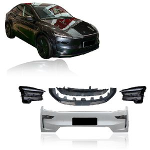 Kit de Carrosserie Avant pour <span class=keywords><strong>Tesla</strong></span> Model <span class=keywords><strong>Y</strong></span> 2021-2024 - Amélioration 2025 - Nouvelles Pièces <span class=keywords><strong>Performance</strong></span> - Product Image 4