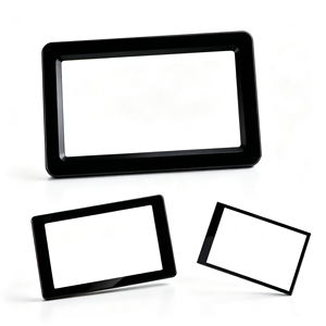 Panel de Vidrio Templado con Forma Especial Personalizada OEM, Pantalla para Electrodomésticos y Equipos Electrónicos, Impresión Serigrafiada, Resistente al Agua - Product Image 1
