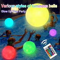 Boules gonflables changeantes colorées de fête en PVC avec ballon géant de taille personnalisée de 1m