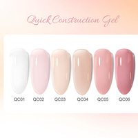 Gel d'Extension Venalisa pour Nail Art 7.5ML, Gel de Construction Rapide Couleur Camouflage UV/LED Soak Off, Vernis à Ongles Gel Émail
