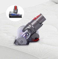 Tête de brosse d'aspiration des acariens compatible avec Dysons V7 V8 V10 V11V12 V15 Brosse d'aspirateur Tête de rechange pour cheveux
