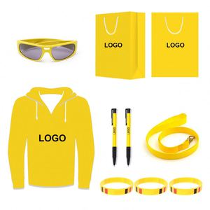 Ensemble cadeau promotionnel personnalisé 2025 en PVC et tissu multicolore avec design créatif imprimé en sérigraphie moderne pour événements - Product Image 3
