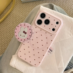 Custodia per iPhone 17 Pro Max, custodia magnetica glitterata con supporto per iPhone 16, custodia a specchio con polvere per iPhone 13, <span class=keywords><strong>cover</strong></span> con design simpatico cartone animato a forma di coniglio per iPhone 15, custodia per iPhone <span class=keywords><strong>14</strong></span> - Product Image 5