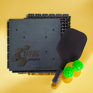 Baldosas de suelo deportivas entrelazadas antideslizantes multicolores para Cancha de Pickleball al aire libre - Product Image 1