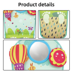 Siège de voiture pour bébé, jouet compagnon de voyage, véhicule plus facile à conduire, siège de voiture pour bébé, poussette, jouet avec musique, tapis de jeu pour bébé - Product Image 4